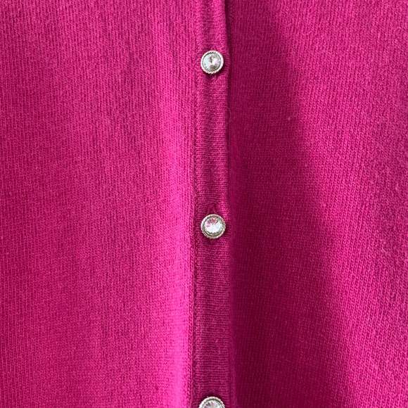 Oscar de la Renta Pink Cardigan - Picture 3 of 4